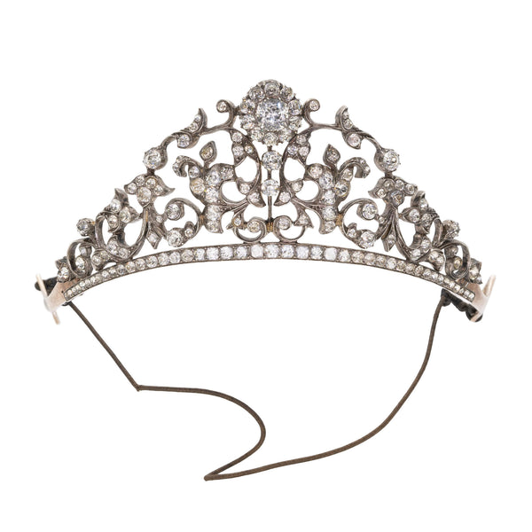 Victorian Paste and Silver Tiara – Charlotte Sayers