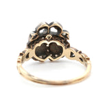 Victorian Pearl Double Heart Ring-Charlotte Sayers Antique Jewellery