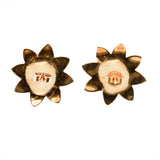 Victorian Pearl Flower Earrings-Charlotte Sayers Antique Jewellery