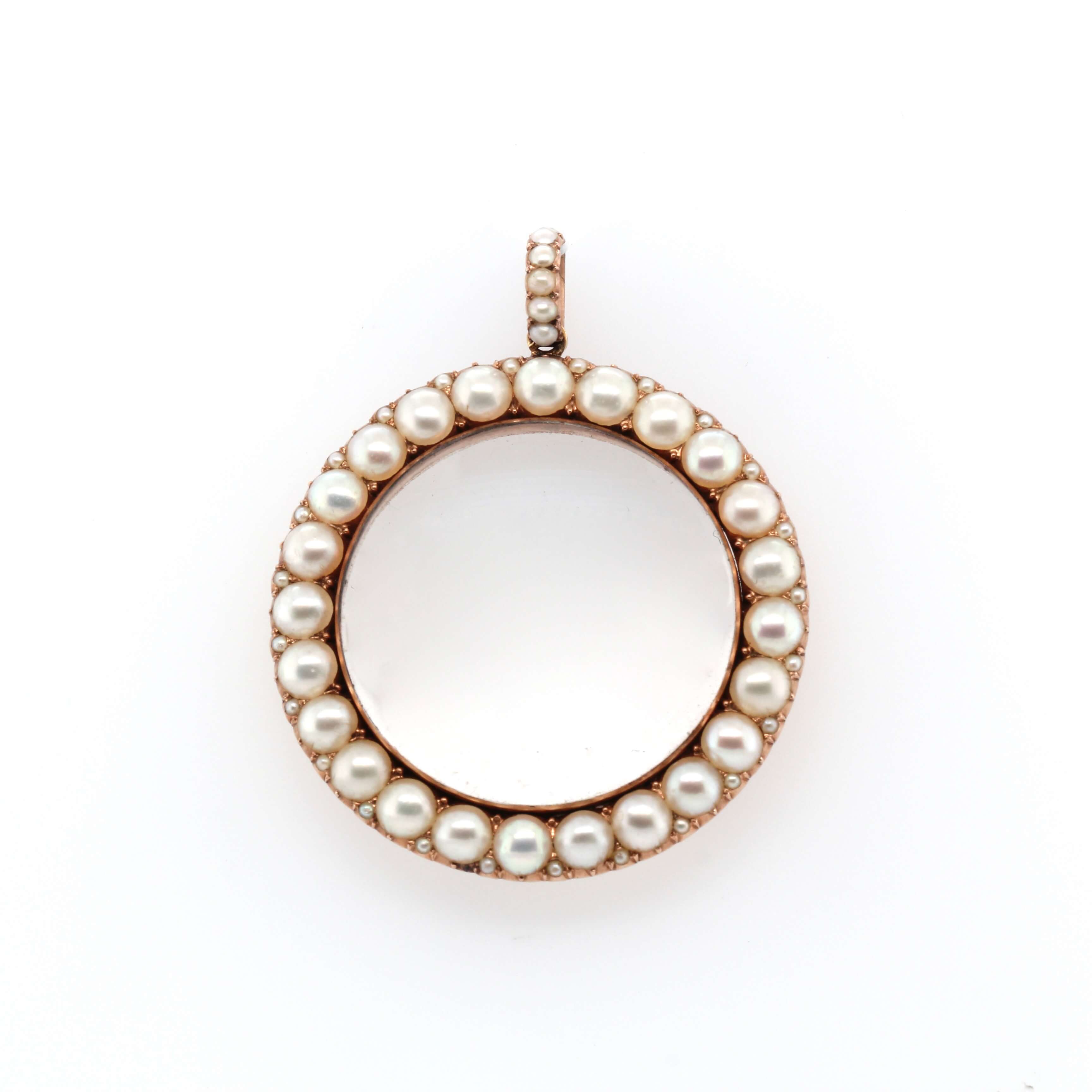 Pear Locket Victorian Pearl Locket Pendant – Charlotte Sayers