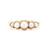 Victorian Pearl Ring-Charlotte Sayers Antique Jewellery