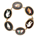 Victorian Pietra Dura Bracelet-Charlotte Sayers Antique Jewellery