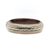 Victorian Piqué Bangle-Charlotte Sayers Antique Jewellery