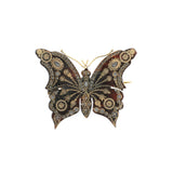 Victorian Pique Butterfly Brooch-Charlotte Sayers Antique Jewellery