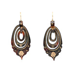 Victorian Pique Earrings-Charlotte Sayers Antique Jewellery