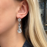 Victorian Rock Crystal Earrings-Charlotte Sayers Antique Jewellery