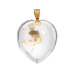 Victorian Rock Crystal Heart Pendant-Charlotte Sayers Antique Jewellery