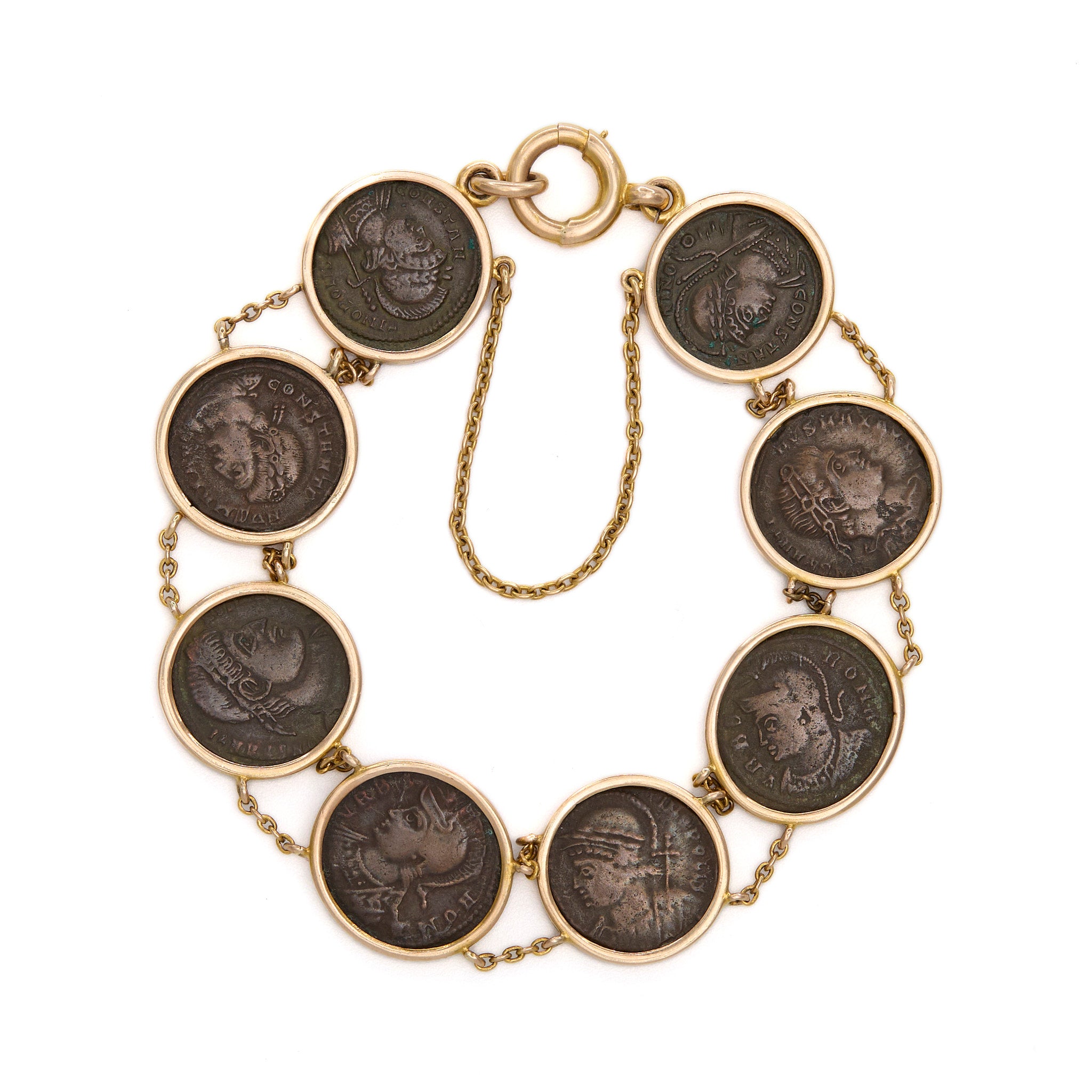 Victorian Roman Coin Bracelet-Charlotte Sayers Antique Jewellery