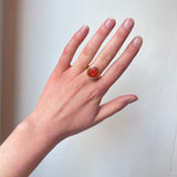 Victorian Roman Intaglio Cupid Ring-Charlotte Sayers Antique Jewellery