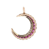 Victorian Ruby Crescent Pendant-Charlotte Sayers Antique Jewellery