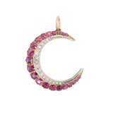 Victorian Ruby Crescent Pendant-Charlotte Sayers Antique Jewellery