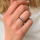 Victorian Ruby Diamond Ring-Charlotte Sayers Antique Jewellery