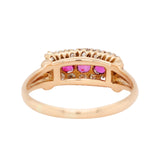 Victorian Ruby Diamond Ring-Charlotte Sayers Antique Jewellery
