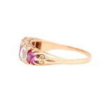 Victorian Ruby Diamond Ring-Charlotte Sayers Antique Jewellery