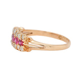 Victorian Ruby Diamond Ring-Charlotte Sayers Antique Jewellery