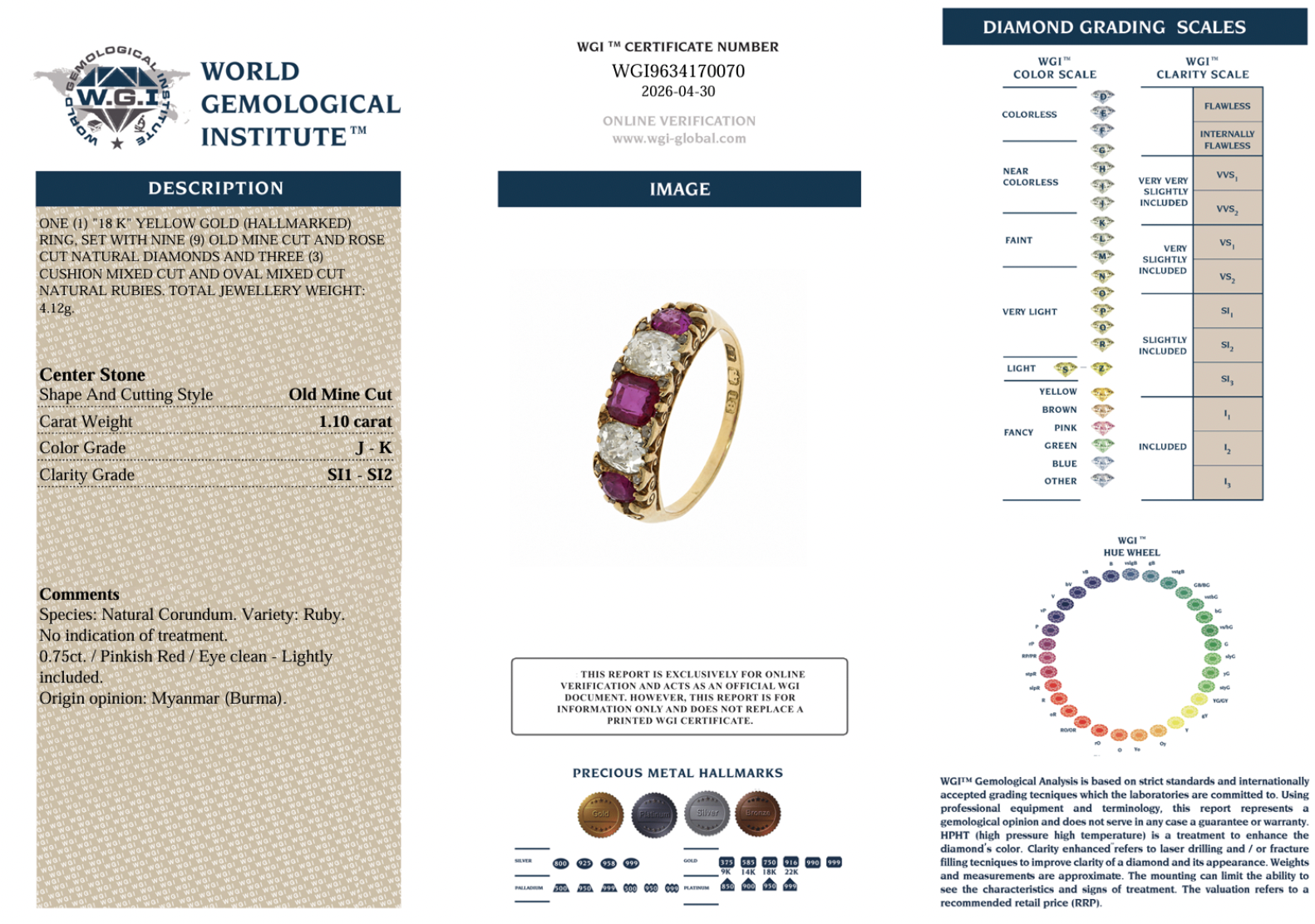 Victorian Ruby Diamond Ring-Charlotte Sayers Antique Jewellery