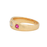 Victorian Ruby Gypsy Ring-Charlotte Sayers Antique Jewellery