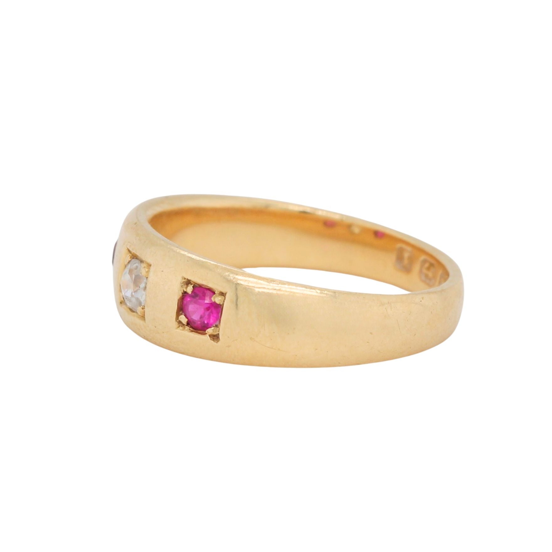Victorian Ruby Gypsy Ring-Charlotte Sayers Antique Jewellery