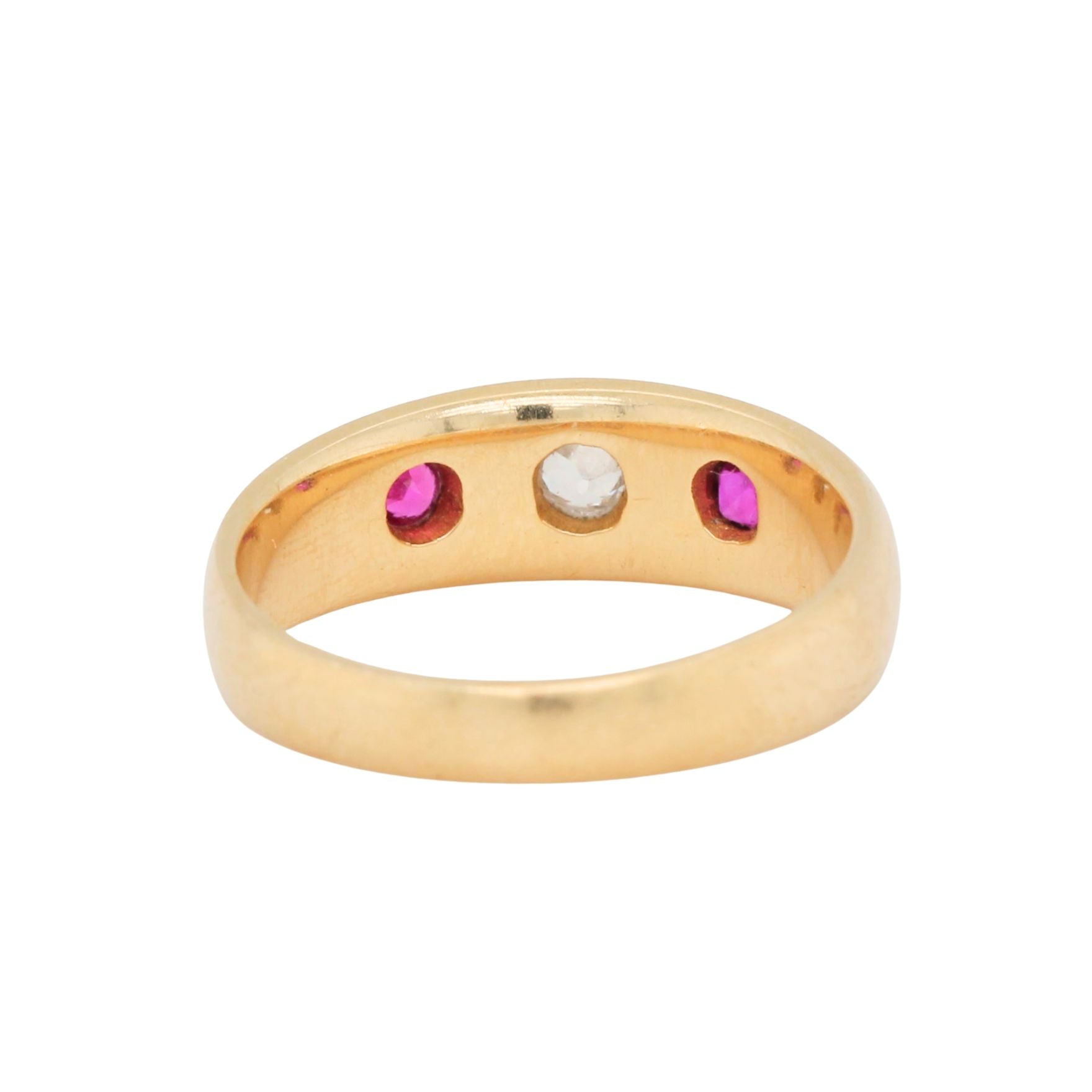 Victorian Ruby Gypsy Ring-Charlotte Sayers Antique Jewellery