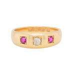 Victorian Ruby Gypsy Ring-Charlotte Sayers Antique Jewellery