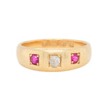 Victorian Ruby Gypsy Ring-Charlotte Sayers Antique Jewellery