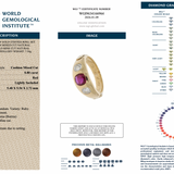 Victorian Ruby and Diamond Gypsy Ring-Charlotte Sayers Antique Jewellery