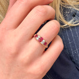 Victorian Ruby and Diamond Ring-Charlotte Sayers Antique Jewellery