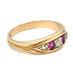 Victorian Ruby and Diamond Ring-Charlotte Sayers Antique Jewellery