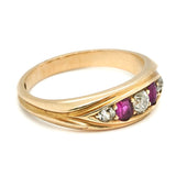 Victorian Ruby and Diamond Ring-Charlotte Sayers Antique Jewellery