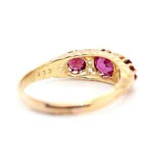 Victorian Ruby and Diamond Ring-Charlotte Sayers Antique Jewellery