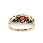 Victorian Ruby and Diamond Ring-Charlotte Sayers Antique Jewellery