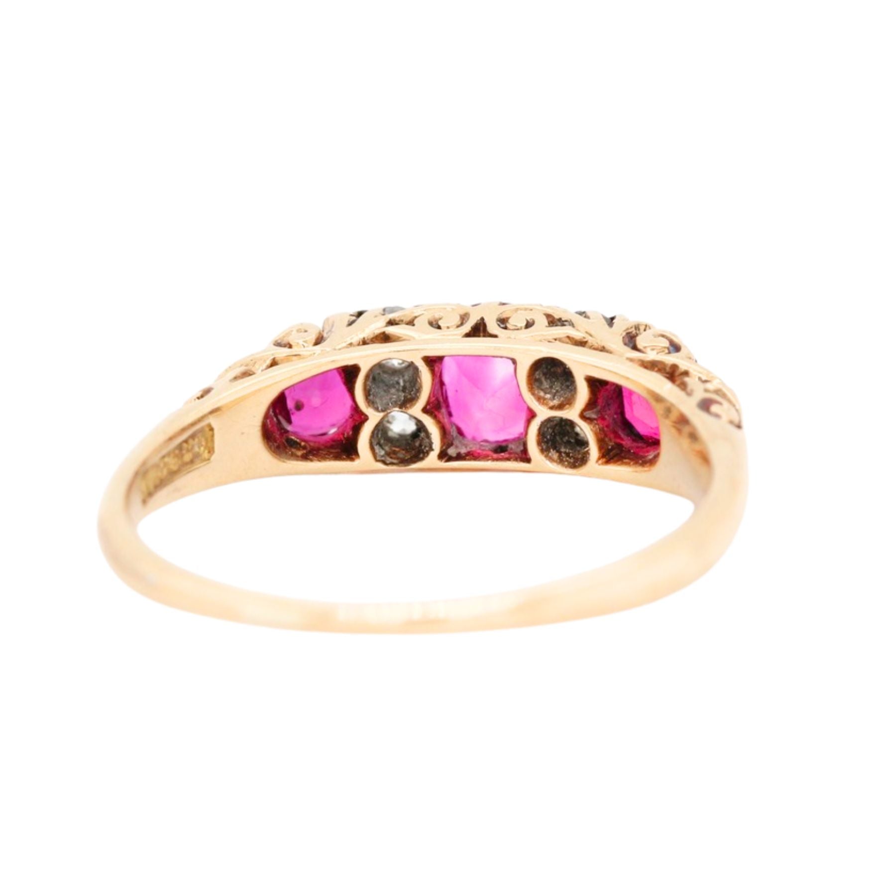 Victorian Ruby and Diamond Ring-Charlotte Sayers Antique Jewellery