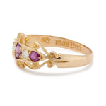 Victorian Ruby and Diamond Ring-Charlotte Sayers Antique Jewellery