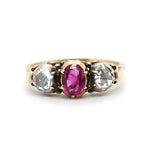 Victorian Ruby and Diamond Ring-Charlotte Sayers Antique Jewellery