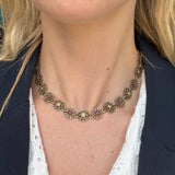 Victorian Ruby and Gold Collar Necklace-Charlotte Sayers Antique Jewellery