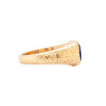 Victorian Sapphire Gypsy Ring-Charlotte Sayers Antique Jewellery