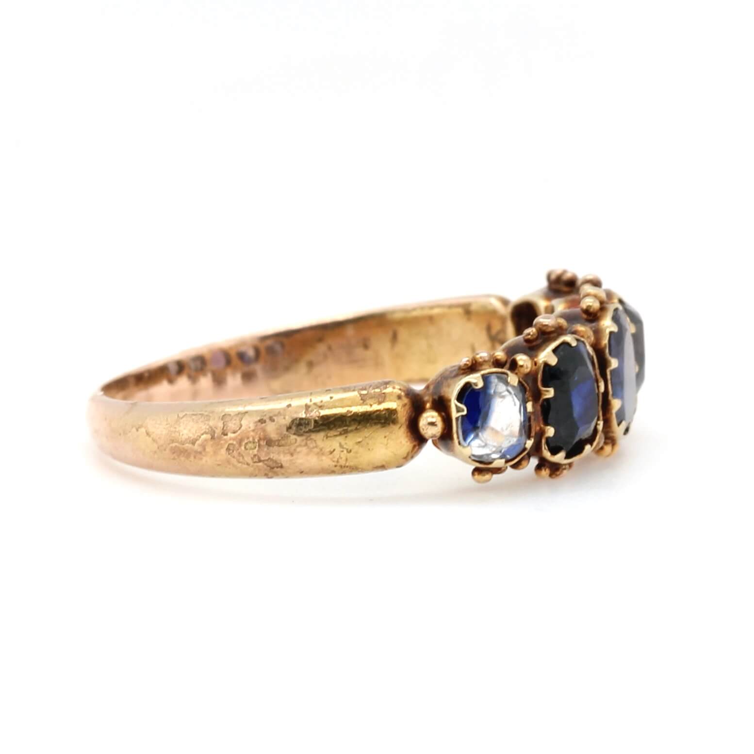 Victorian Sapphire Ring-Charlotte Sayers Antique Jewellery