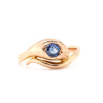 Victorian Sapphire Snake Ring-Charlotte Sayers Antique Jewellery