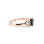 Victorian Sapphire and Diamond Ring-Charlotte Sayers Antique Jewellery