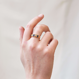 Victorian Sapphire and Diamond Ring-Charlotte Sayers Antique Jewellery