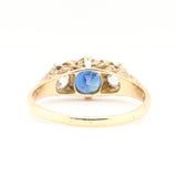 Victorian Sapphire and Diamond Ring-Charlotte Sayers Antique Jewellery