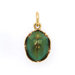 Victorian Scarab Pendant-Charlotte Sayers Antique Jewellery