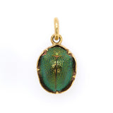 Victorian Scarab Pendant-Charlotte Sayers Antique Jewellery