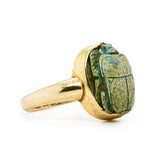 Victorian Scarab Ring-Charlotte Sayers Antique Jewellery