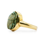 Victorian Scarab Ring-Charlotte Sayers Antique Jewellery