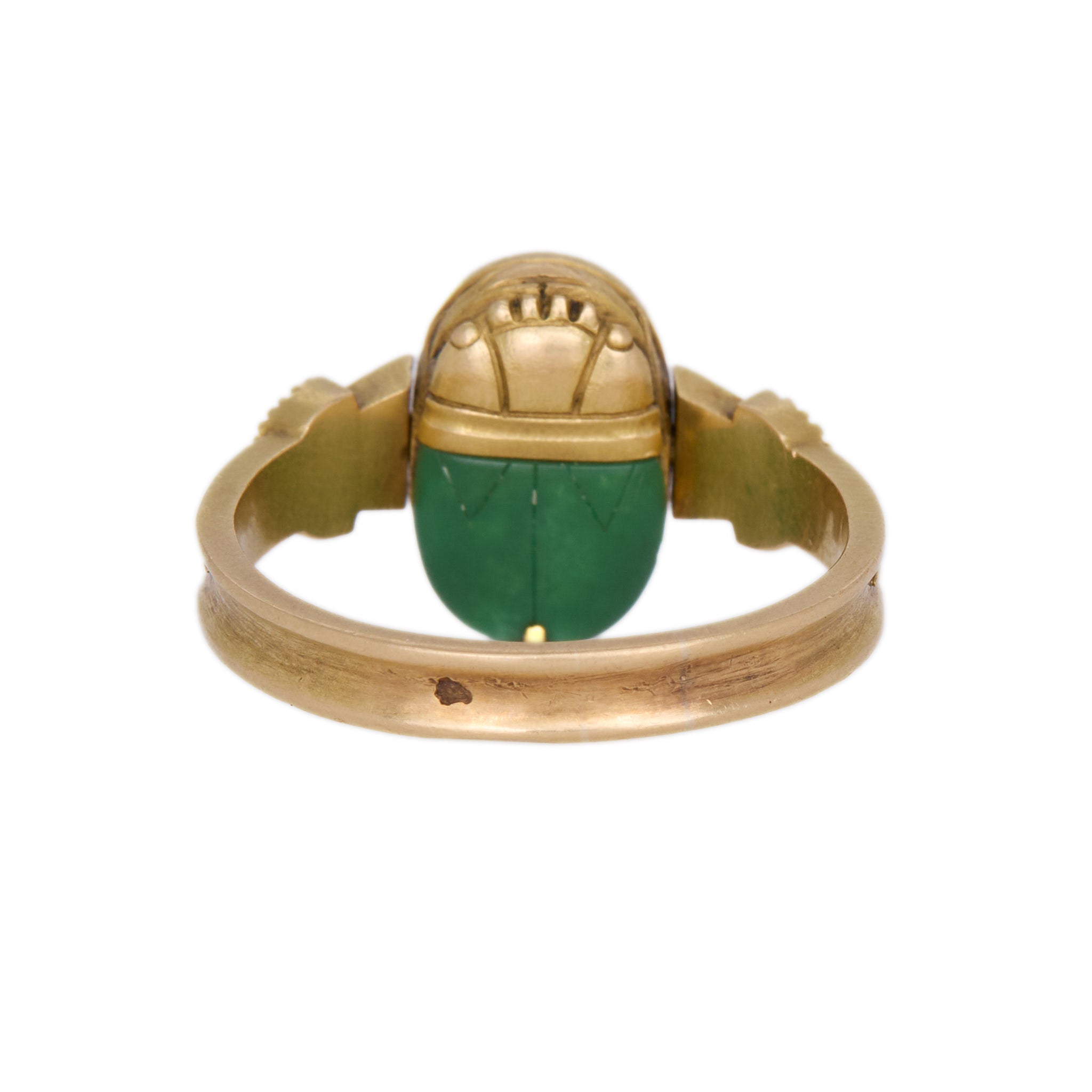 Victorian Scarab Ring-Charlotte Sayers Antique Jewellery