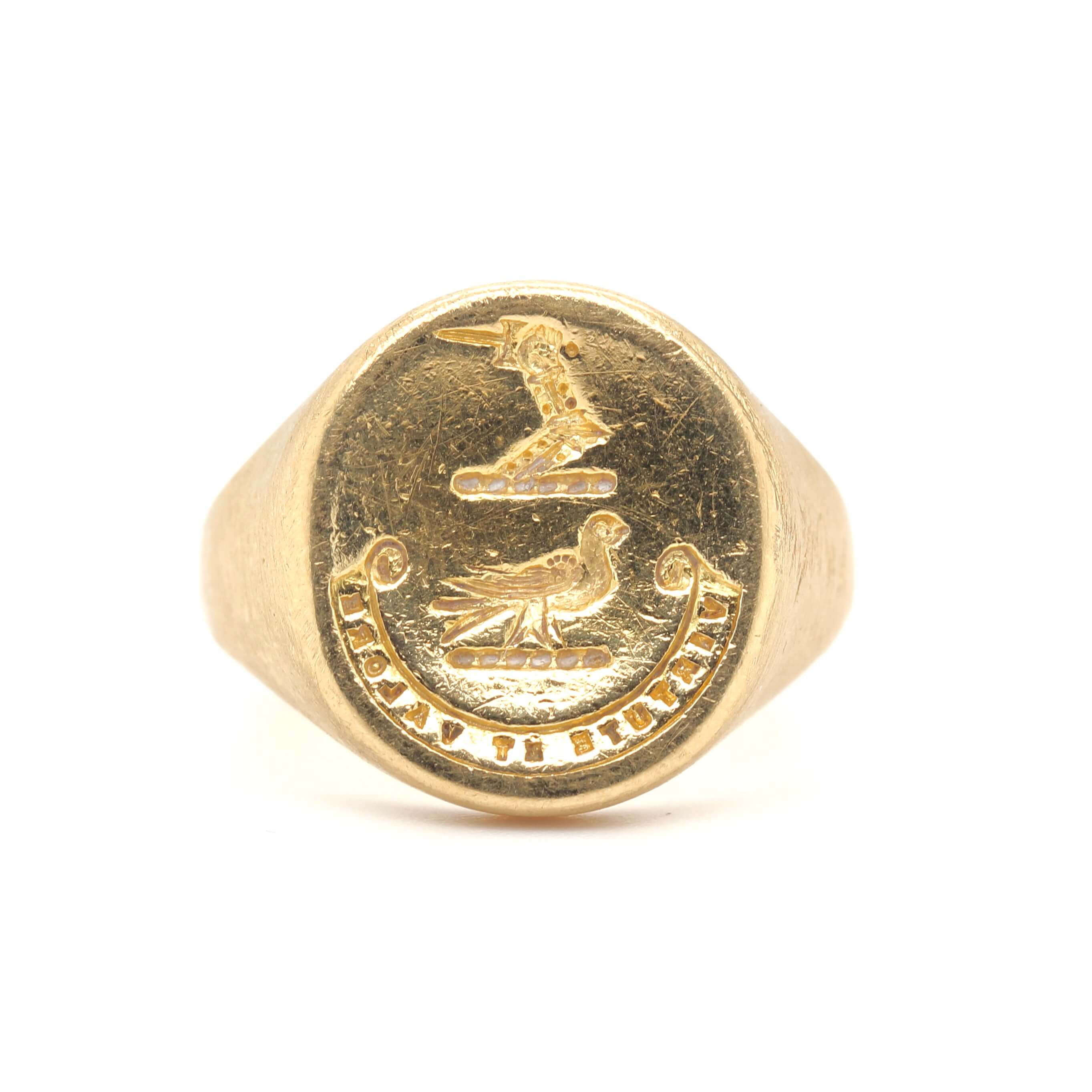 Victorian Signet Ring-Charlotte Sayers Antique Jewellery