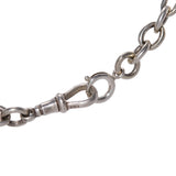 Victorian Silver Albert Chain-Charlotte Sayers Antique Jewellery