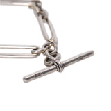 Victorian Silver Albert Chain-Charlotte Sayers Antique Jewellery