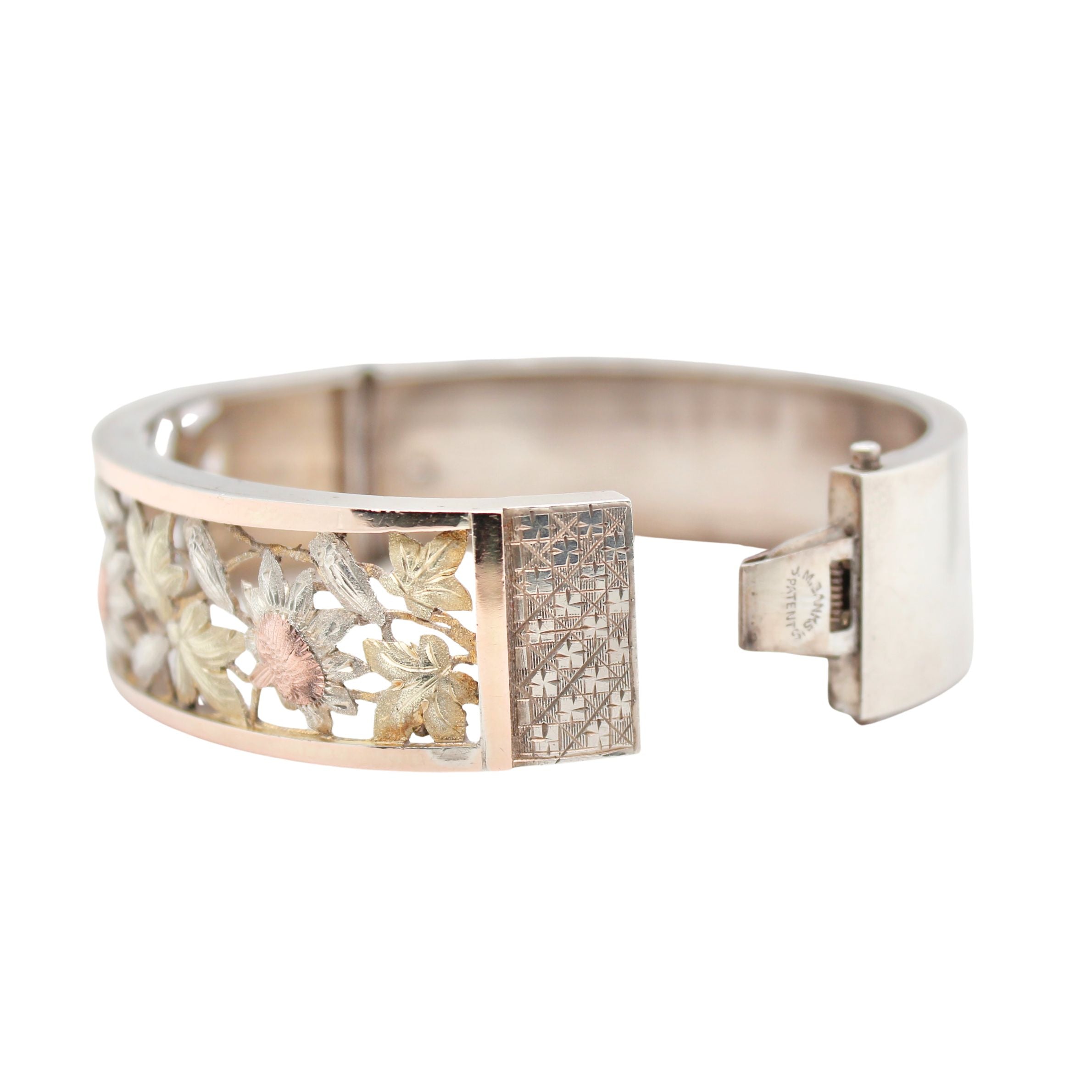 Victorian Silver Bangle-Charlotte Sayers Antique Jewellery